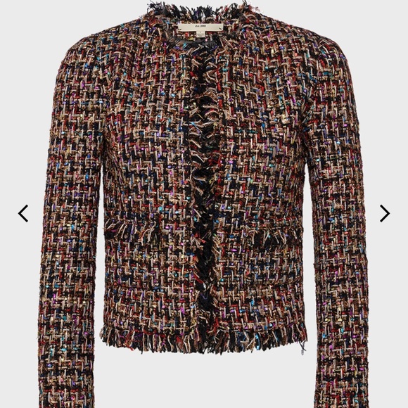 L'Agence Tweed Multicolored Lady Jacket